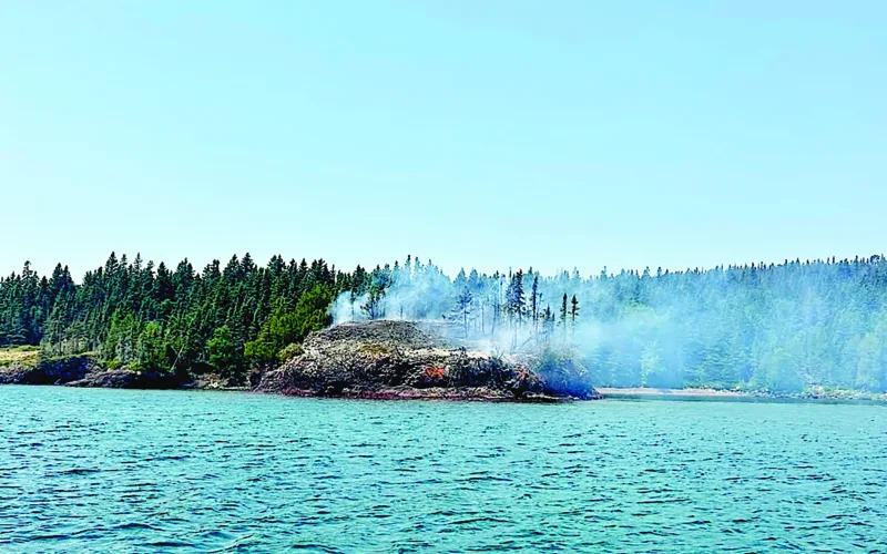Isle Royale fire contained